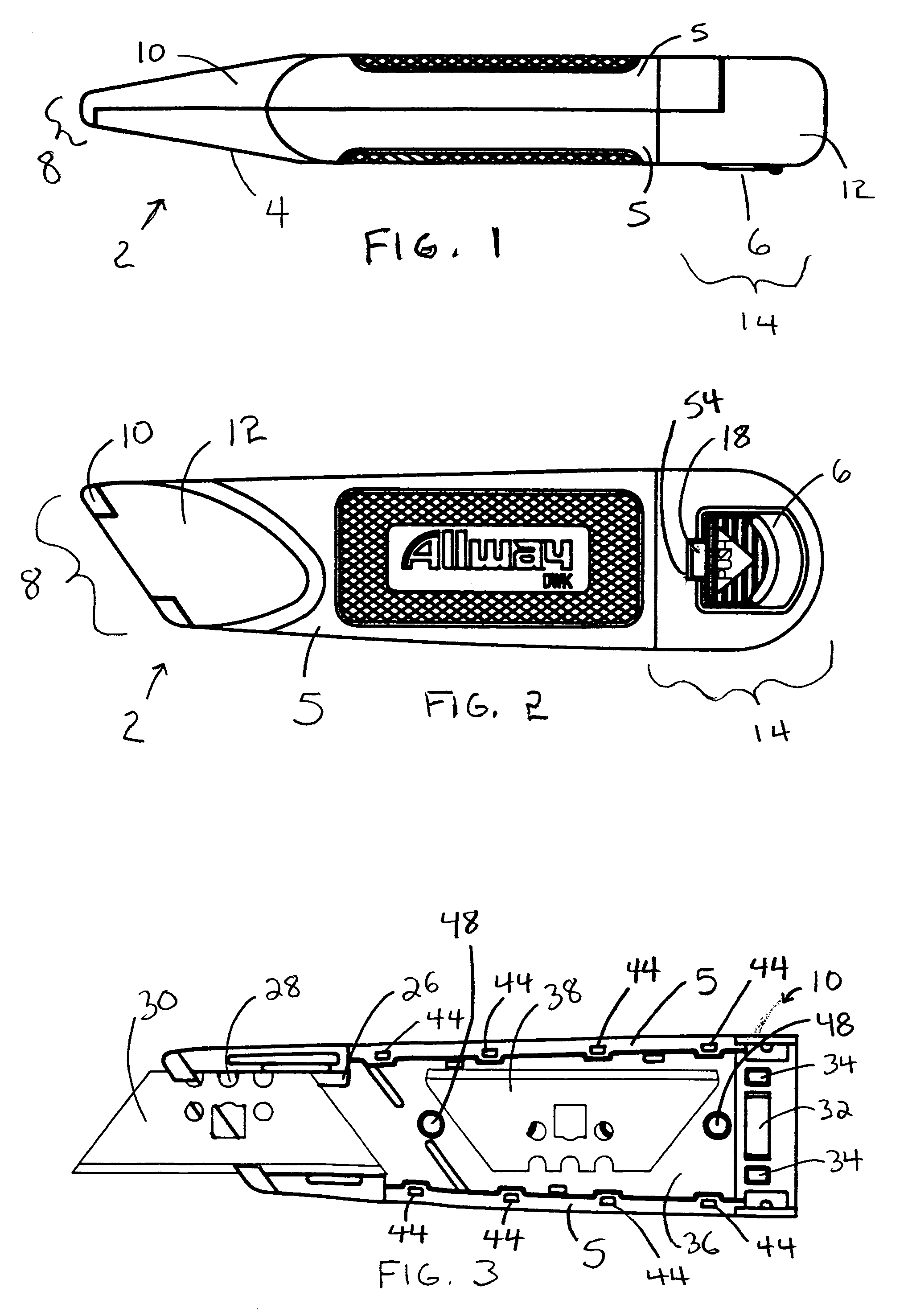 Soft handle non-retractable utility knife with quick release latch and method for making same
