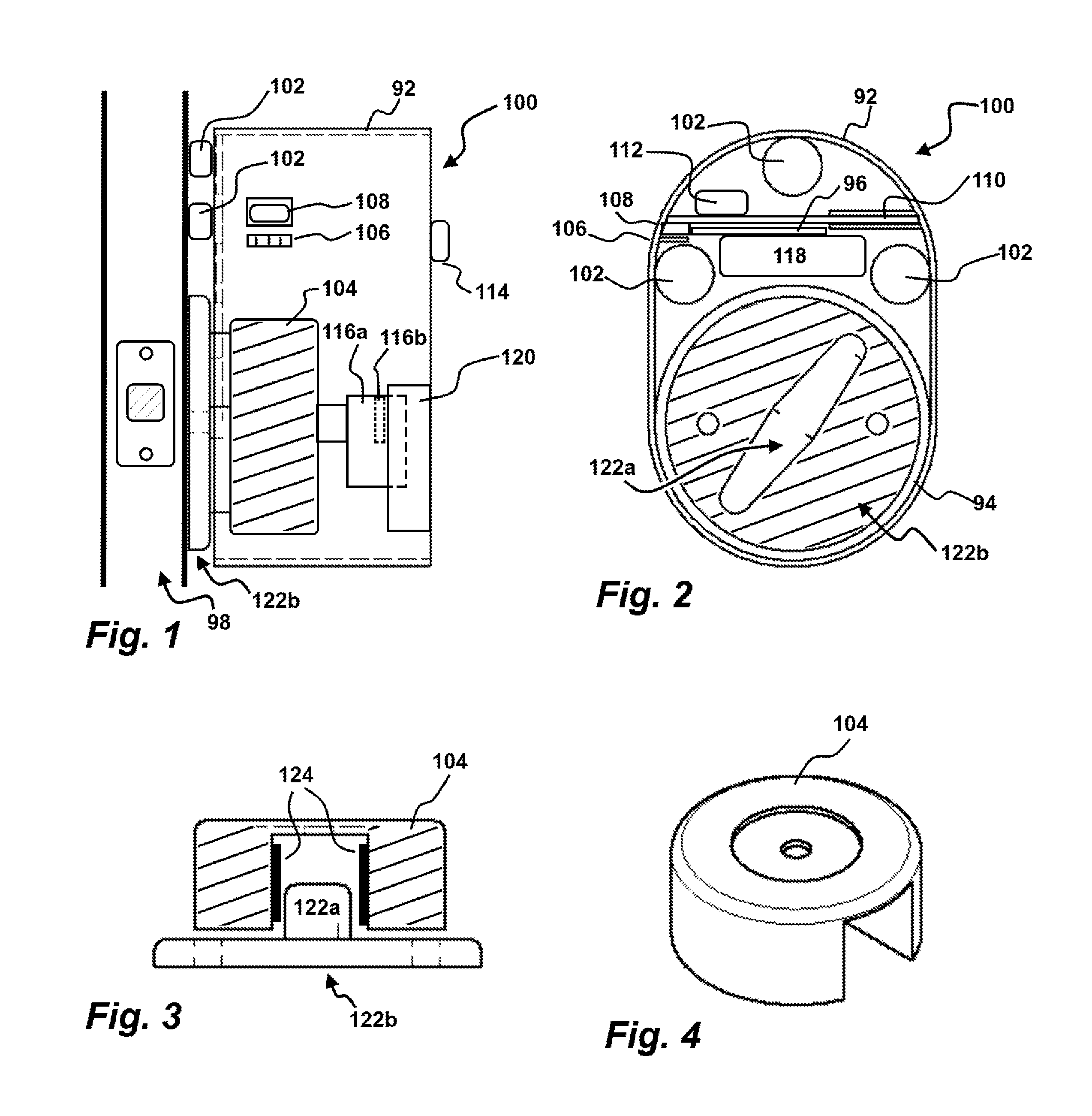 Installation-Free Rechargeable Door Locking Apparatus, Systems and Methods