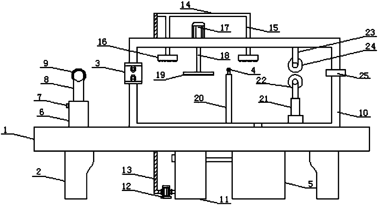 Textile fabric cleaning device and method for textile fabric production
