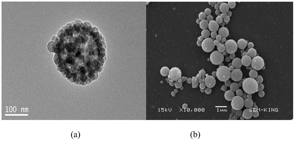 Method for preparing hollow spheres through microwave-assisted aerosol