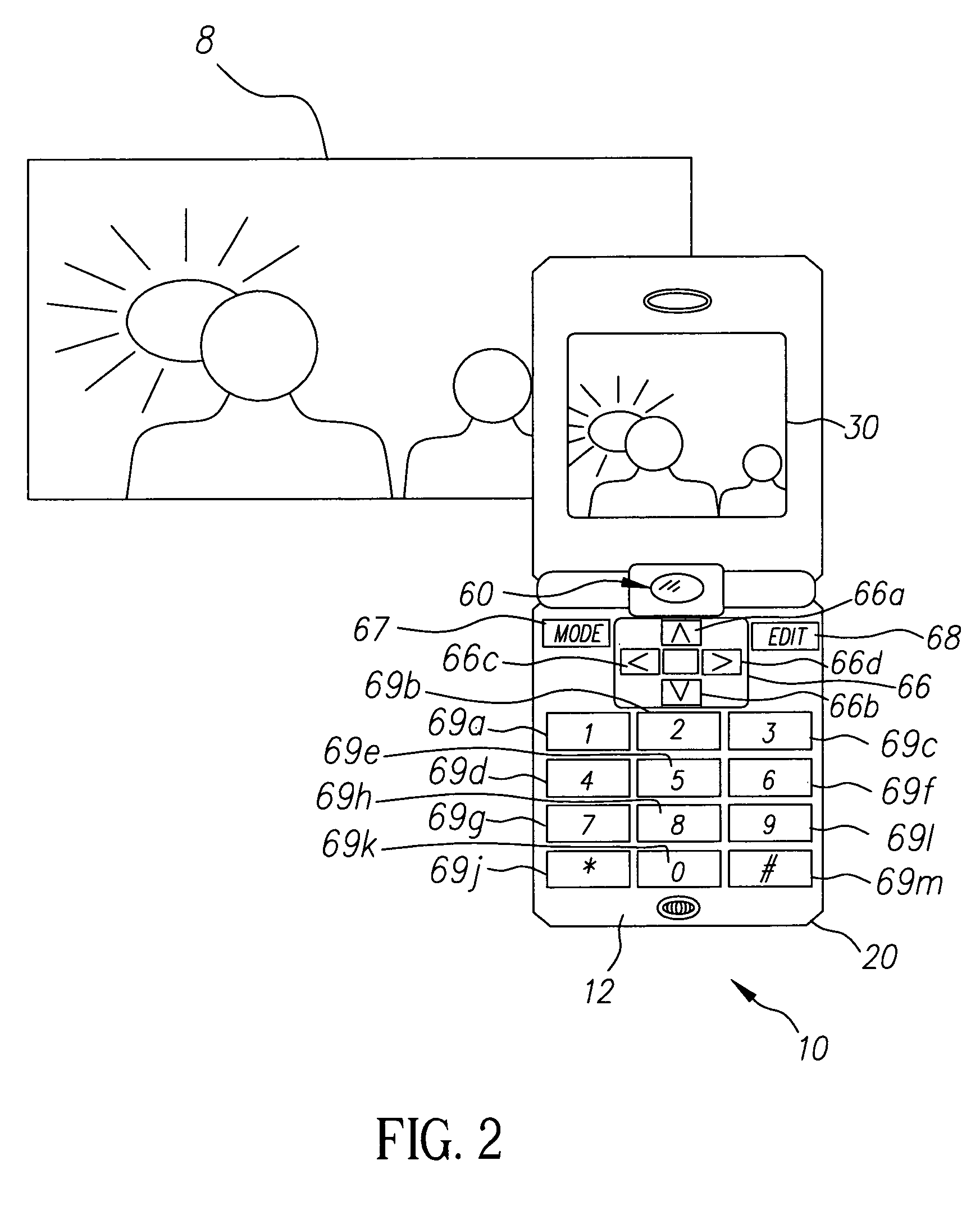 Image content sharing device and method