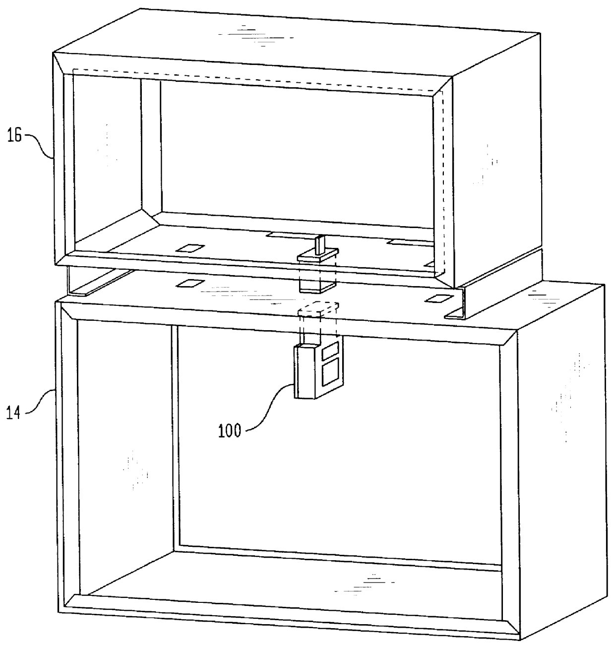 High temperature oven electrical feed through