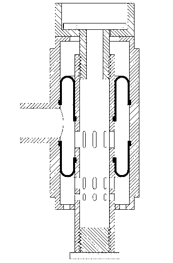 Double-aperture and direct-acting type water faucet
