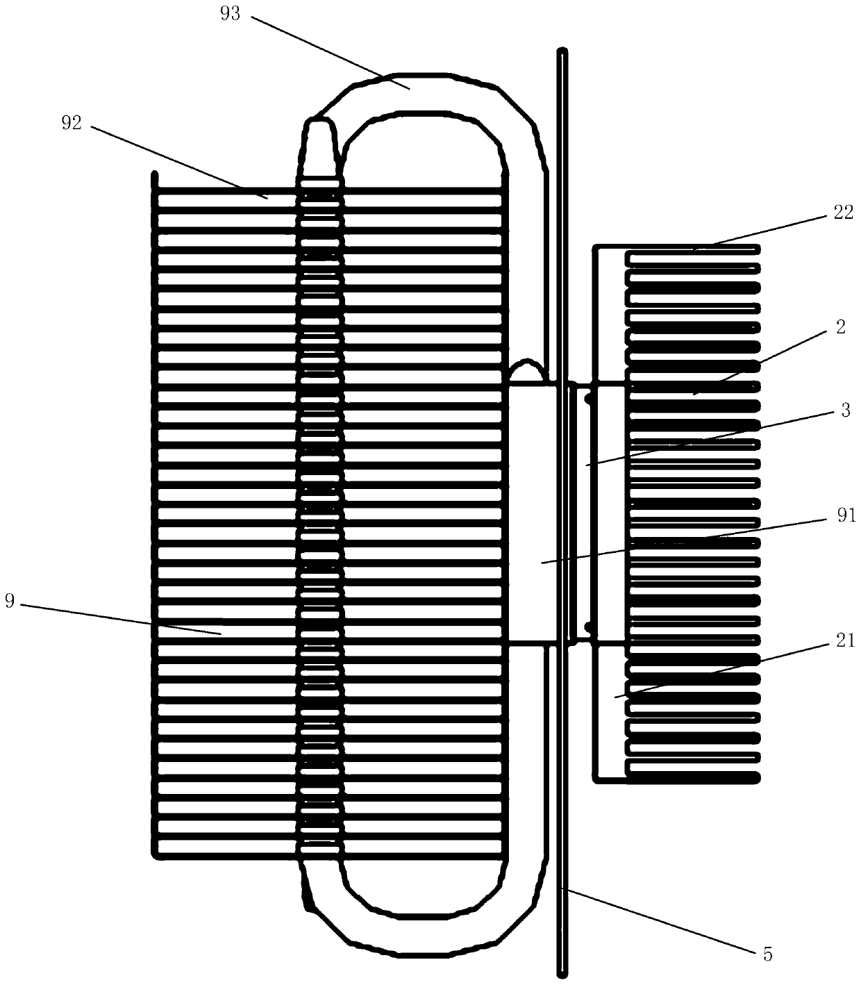 A semiconductor dehumidifier