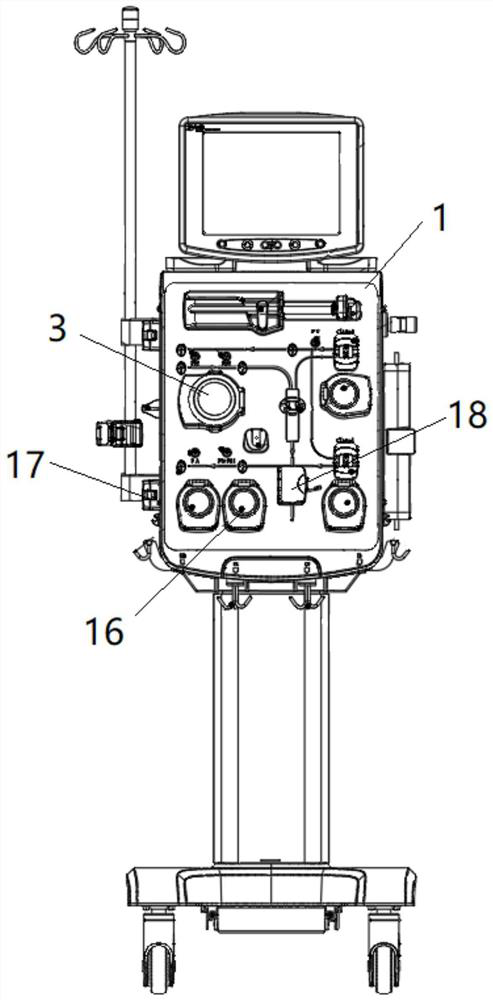 Blood purification equipment with built-in intelligent citric acid anticoagulation technology