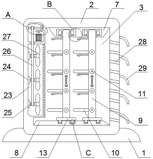 Electric power cabinet convenient to internal device maintenance