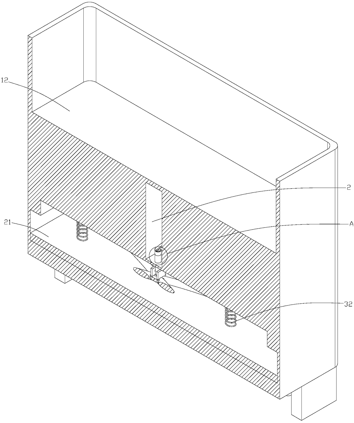 Movable planting box for garden engineering