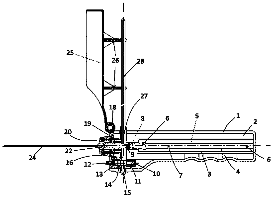 Integrated safe lumbar puncture device