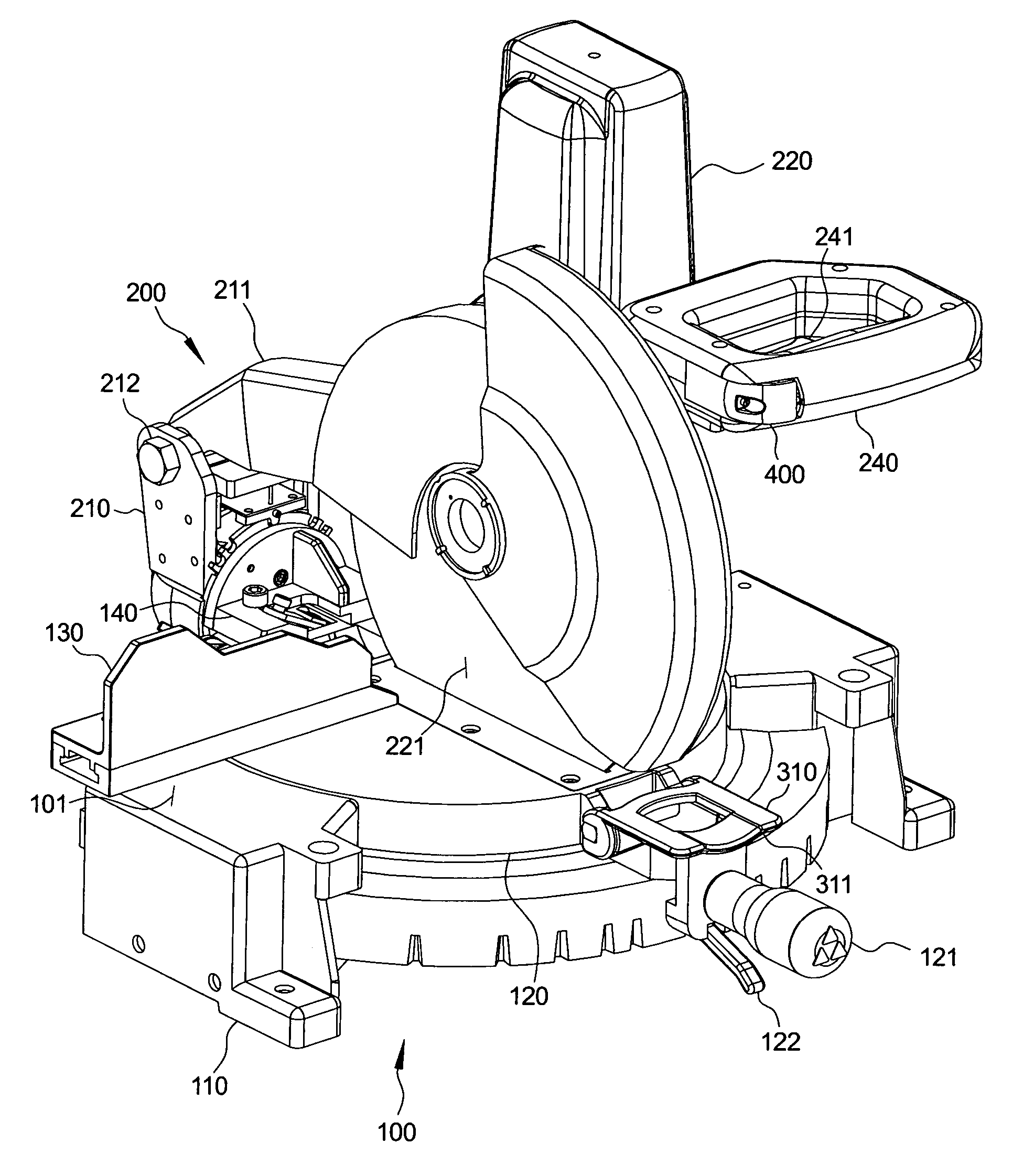 Remotely actuated beveling systems for a miter saw