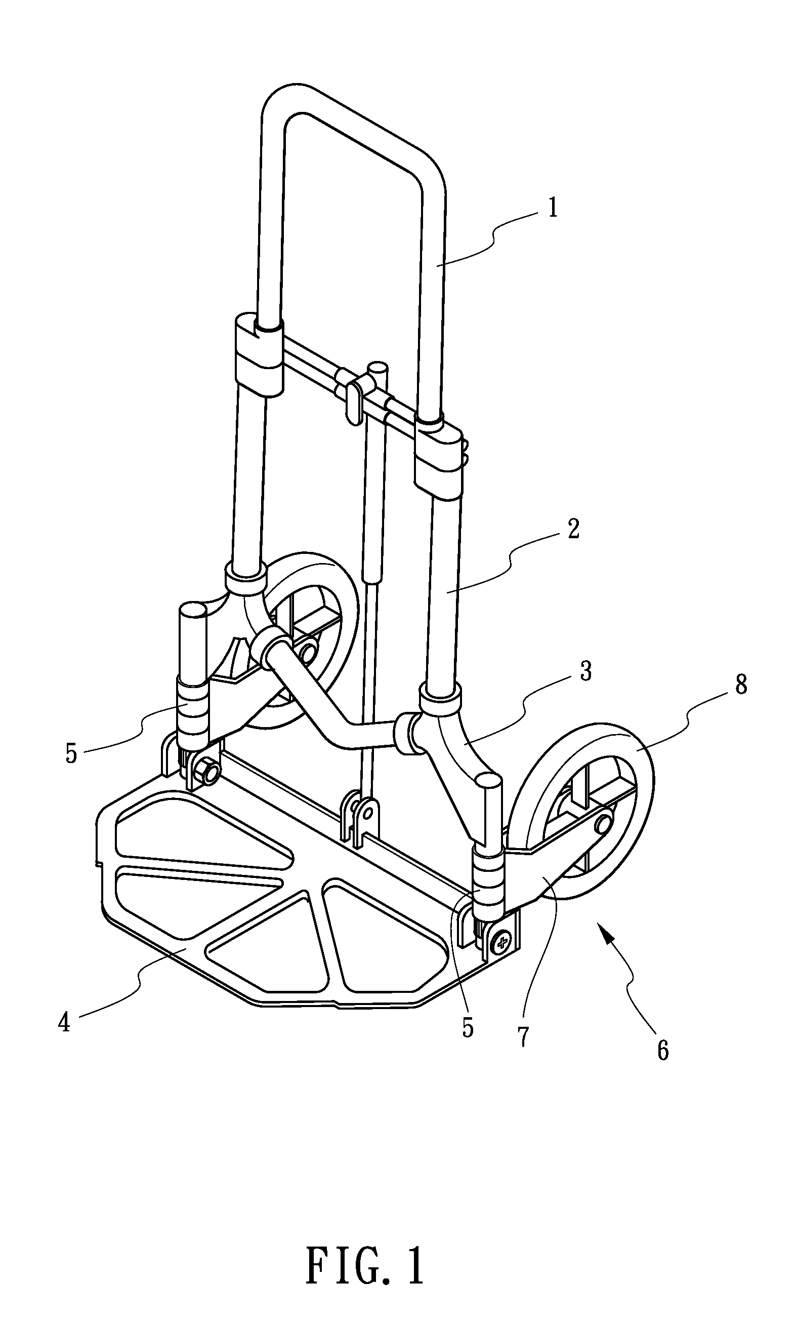 Foldable handcart