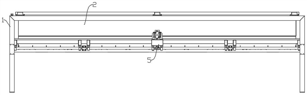 Steel bar blanking equipment and steel bar blanking process of mesh cage networking system