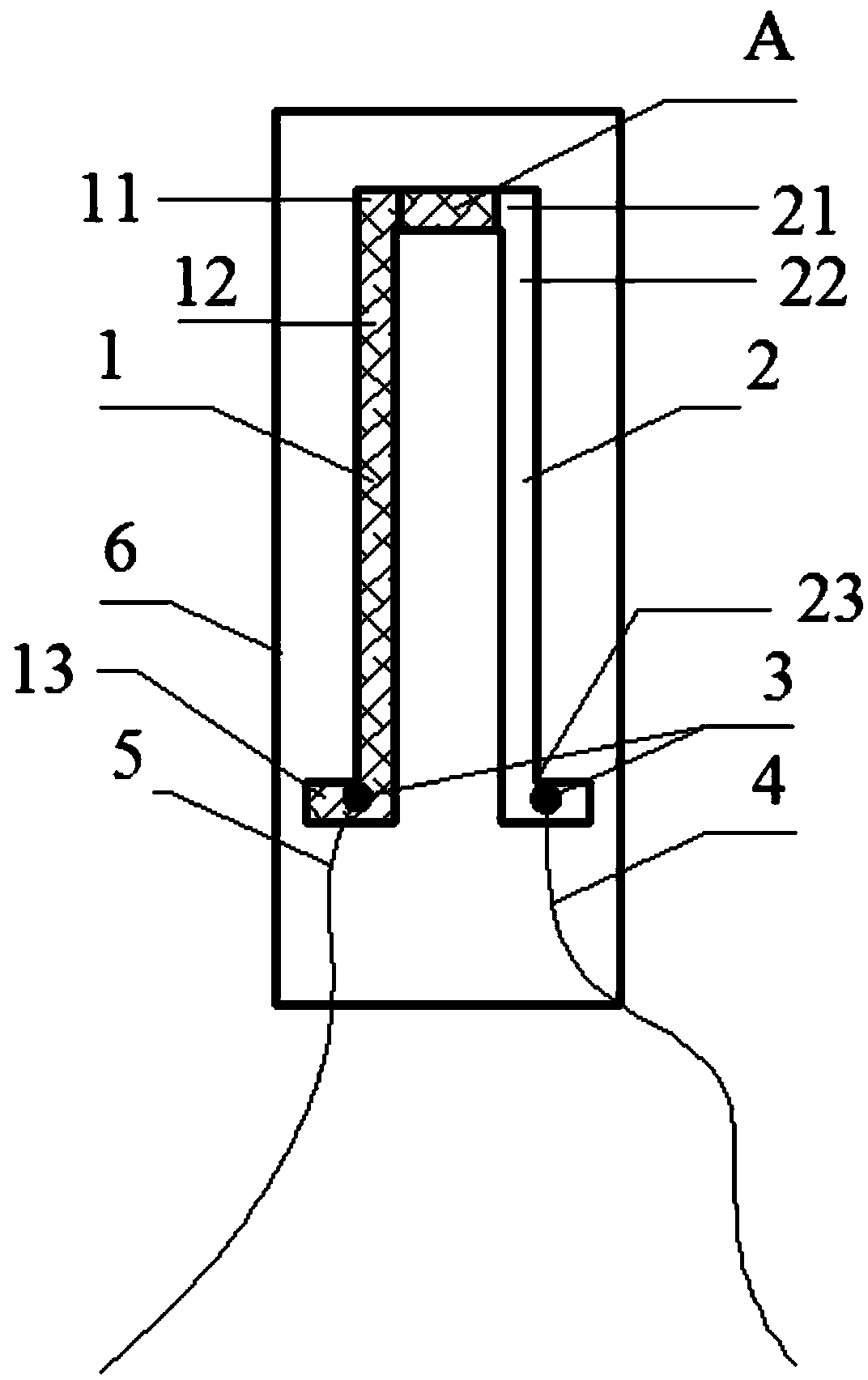Ceramic thin film thermocouple and manufacture method thereof