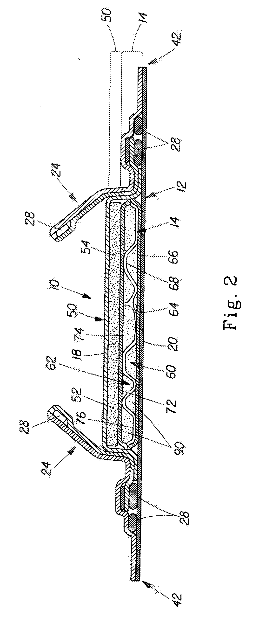 Disposable Absorbent Article With Substantially Continuously Distributed Absorbent Particulate Polymer Material And Method