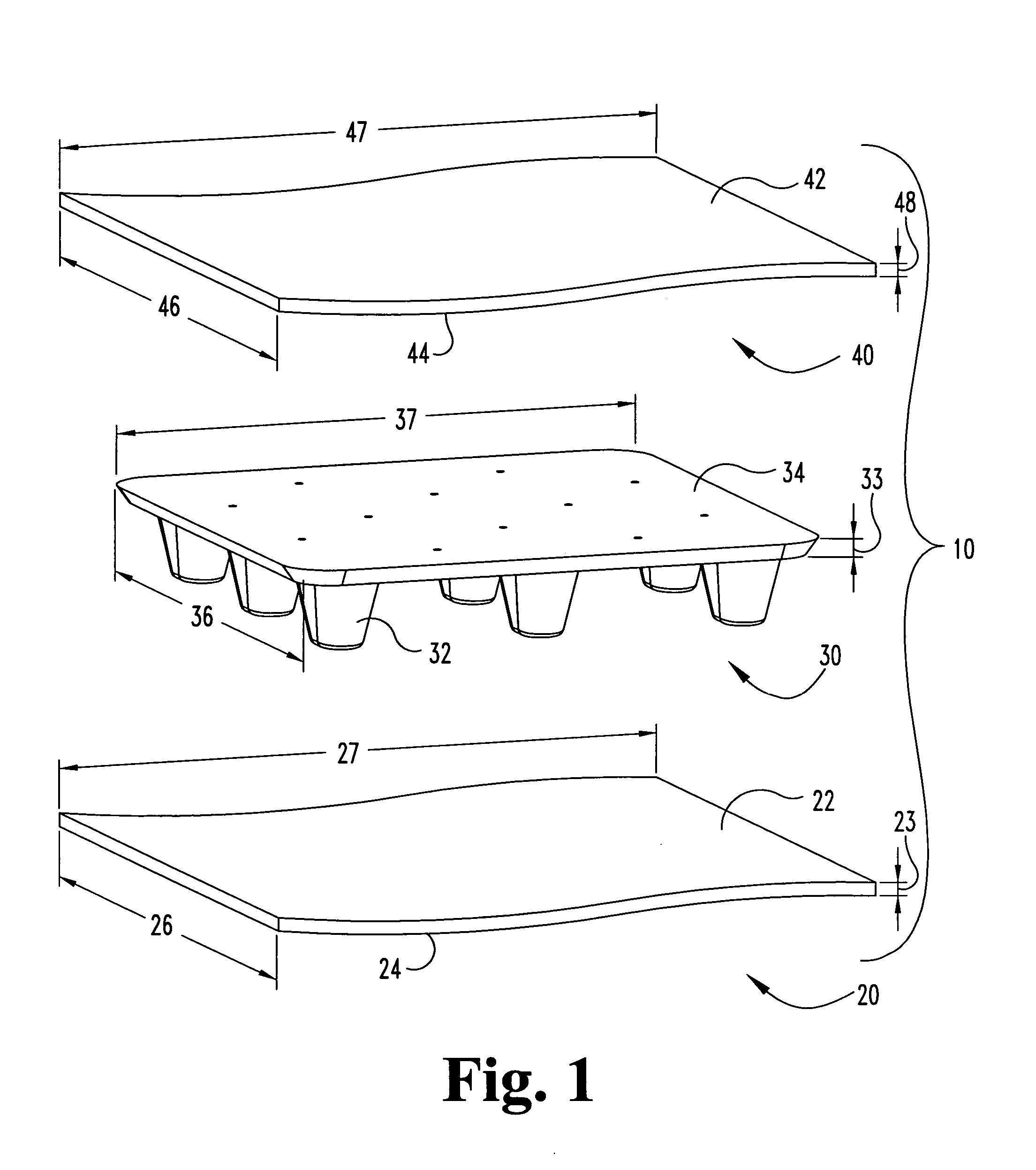 Method of molding load-bearing articles from compressible cores and heat malleable coverings