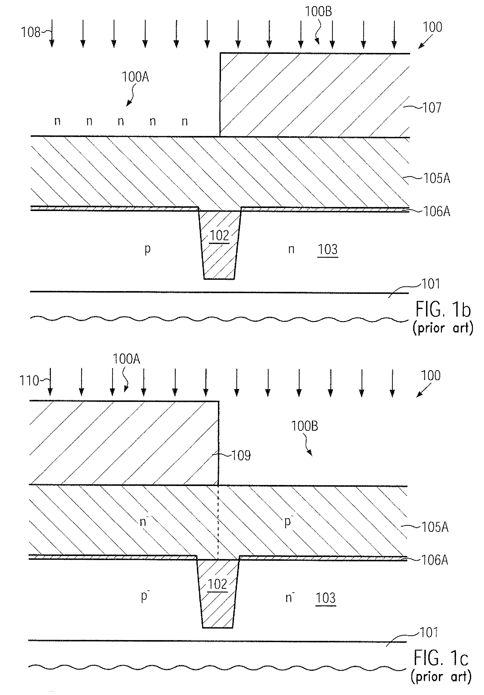 Method for reducing defects of gate of CMOS devices during cleaning processes by modifying a parasitic pn junction