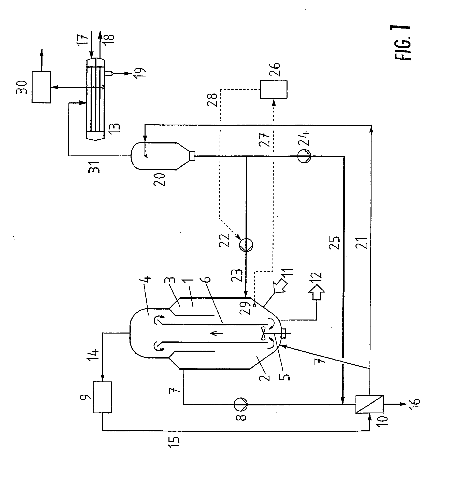 Method and device for continuously producing a crystallite having a constant particle size distribution