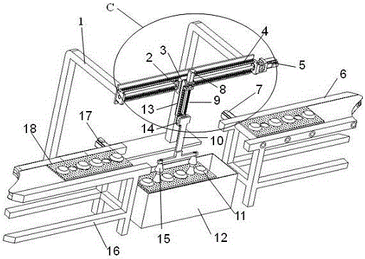 Bowl support type automatic glaze dipping device