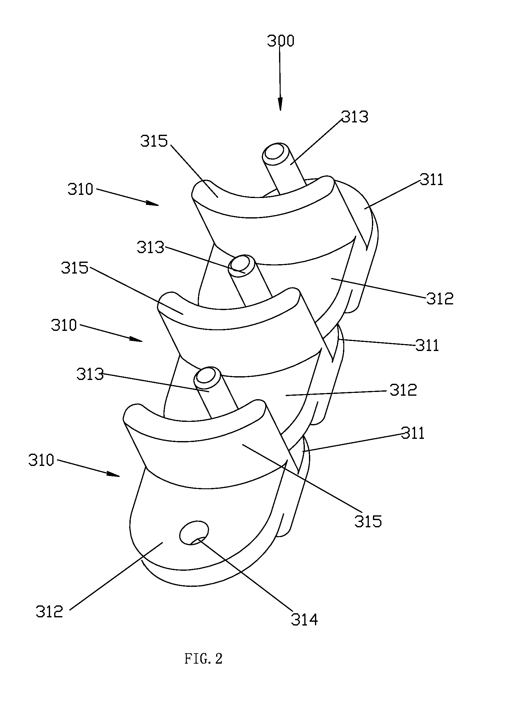 Massage water outlet mechanism and a rotor component thereof