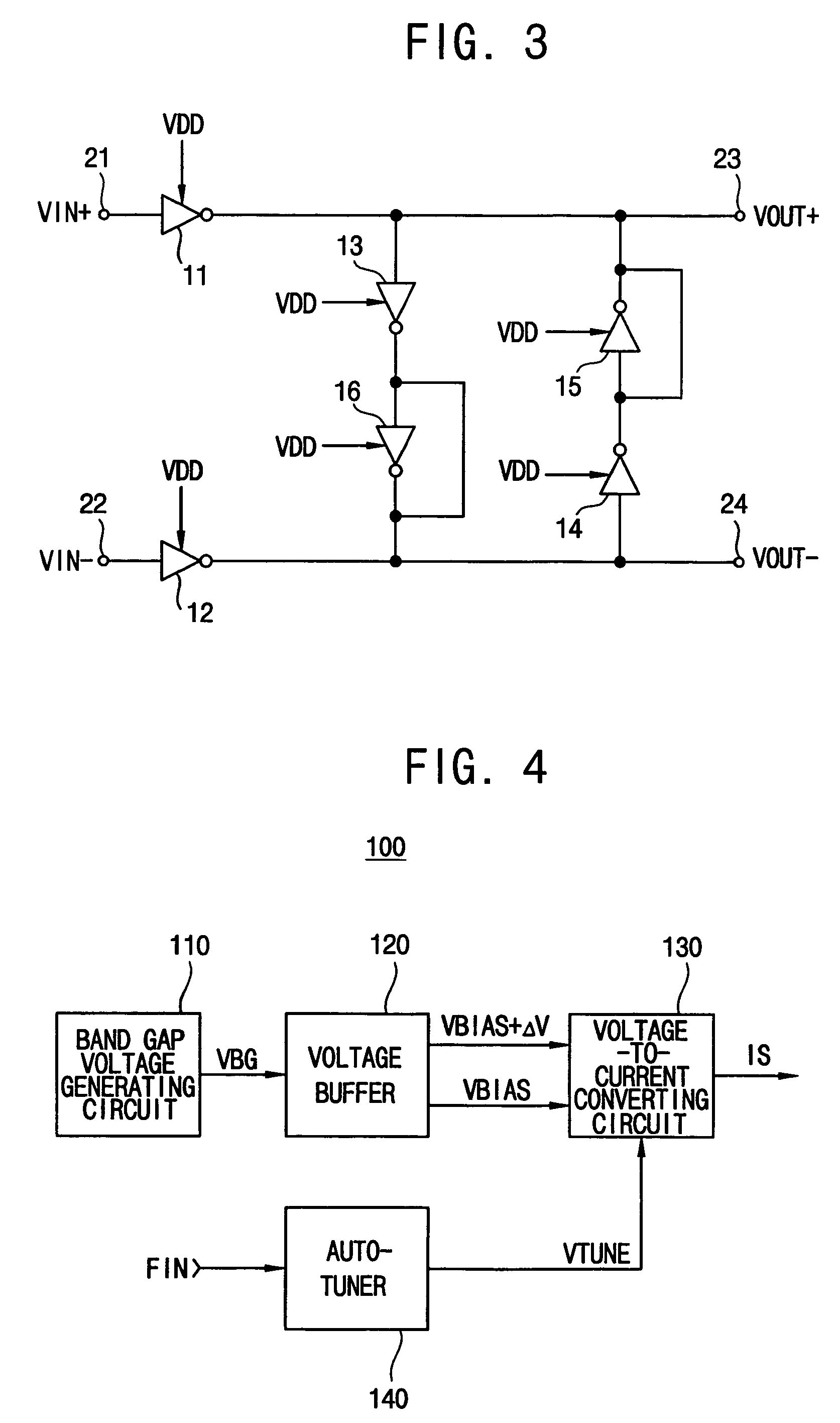 Current reference circuit with voltage-to-current converter having auto-tuning function