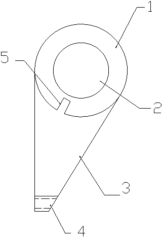 Swing arm fixing piece of mould opening machine and heat treatment technology thereof