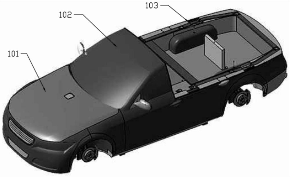 Automobile aerodynamic standard model with intelligent sensing function