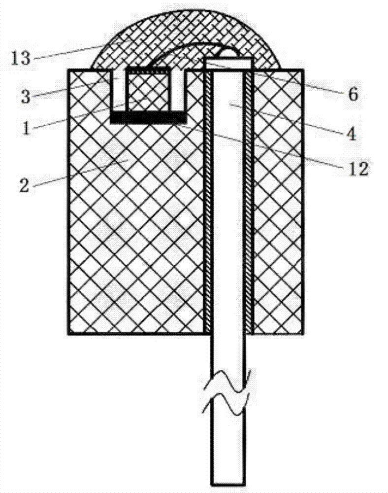 Low-igniting-voltage miniature semiconductor bridge igniting assembly