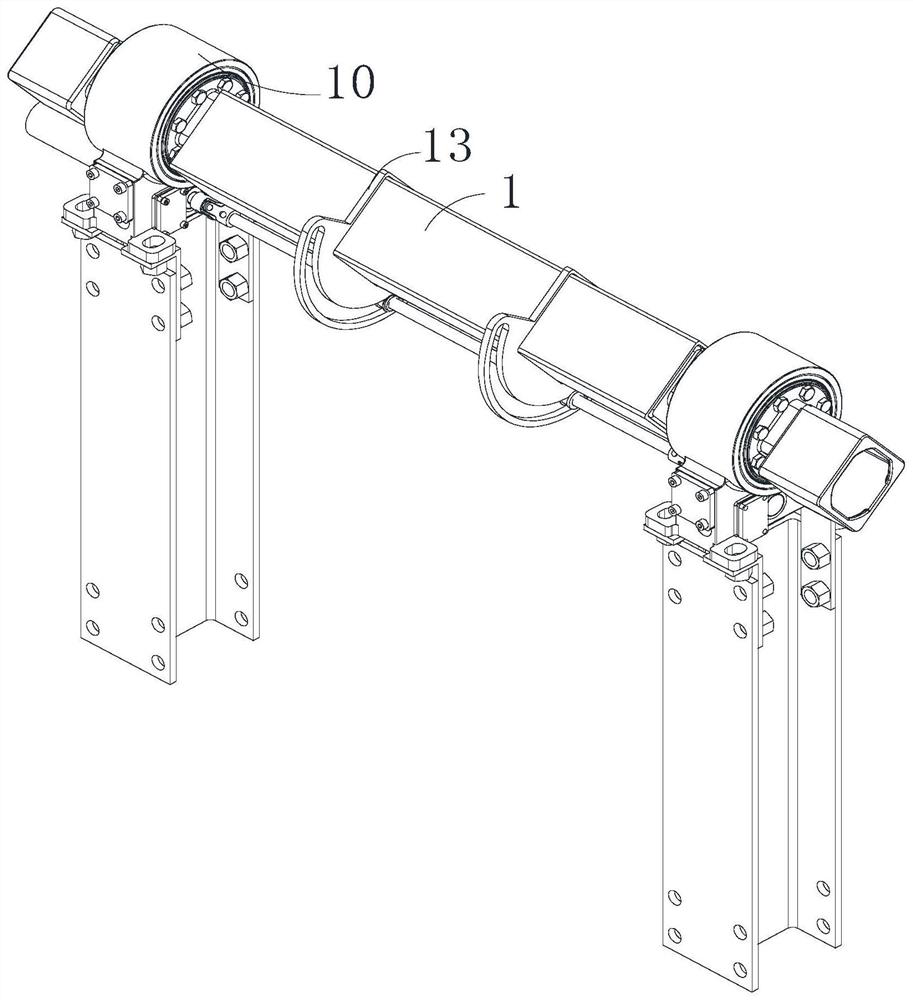 Solar tracking device driven by single main beam