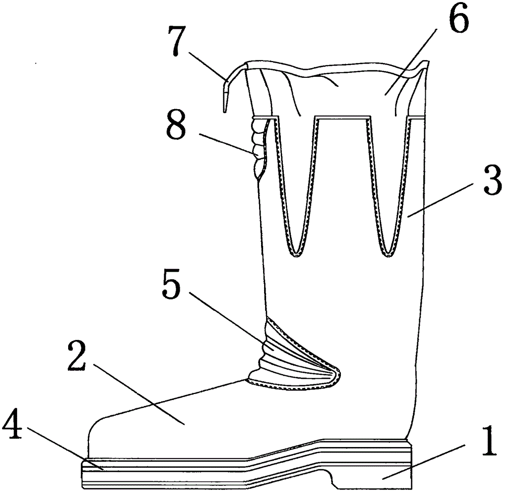 Wear-resistant and high-comfort snow boot