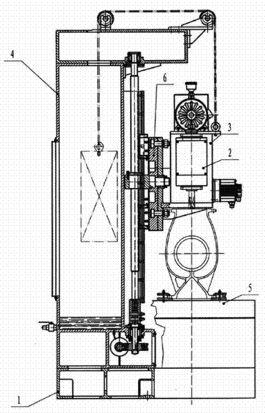 Multifunctional vertical combined machining lathe