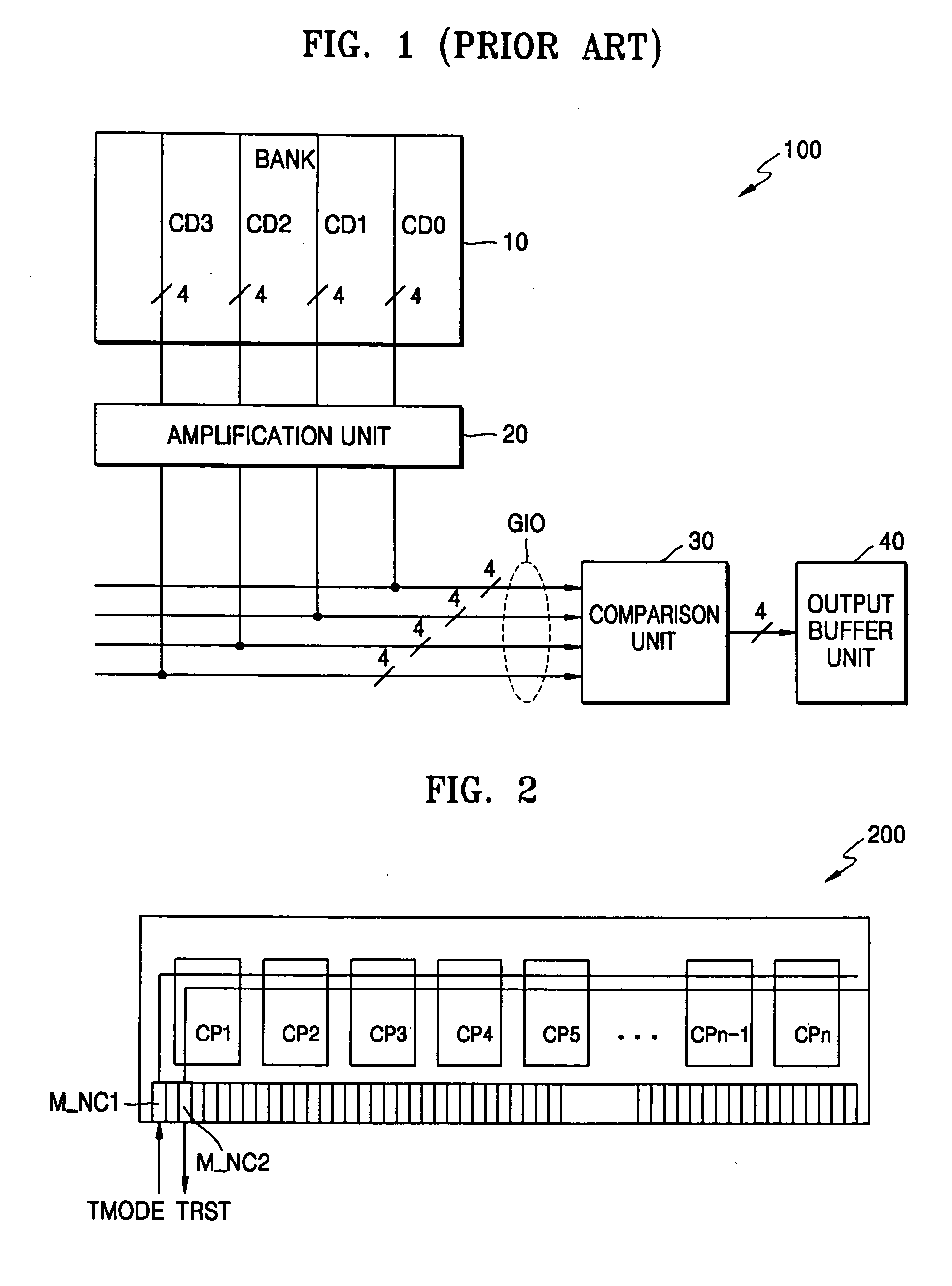 Memory module with parallel testing