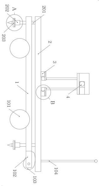 On-site surveying device based on construction engineering cost