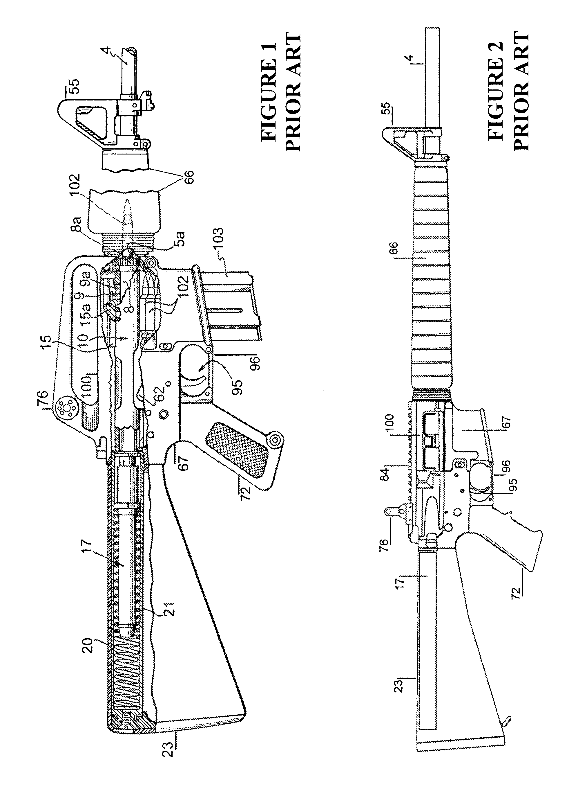 Firearm having a new gas operating system