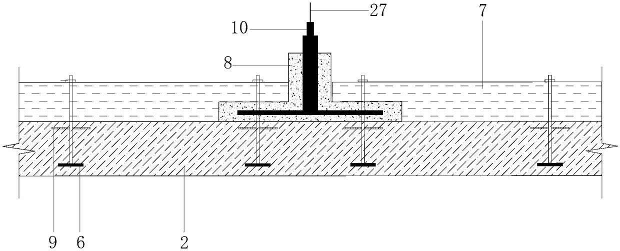 Slab culvert cast-in-situ roof truss type slip form system and construction method