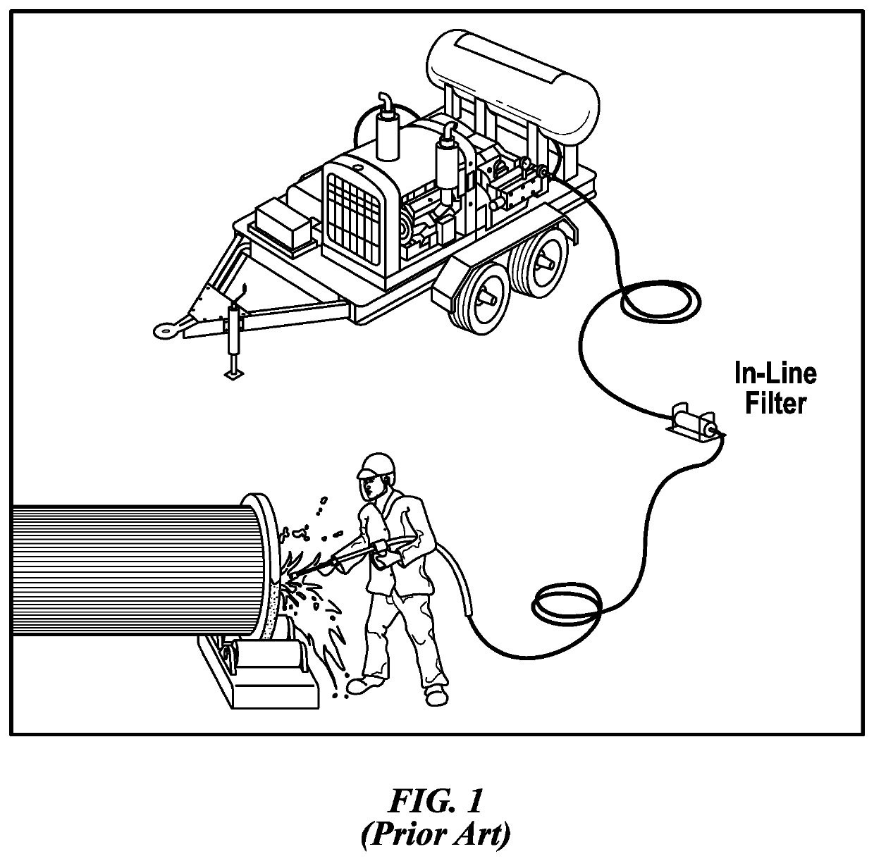 Flow divider jet-intensifier