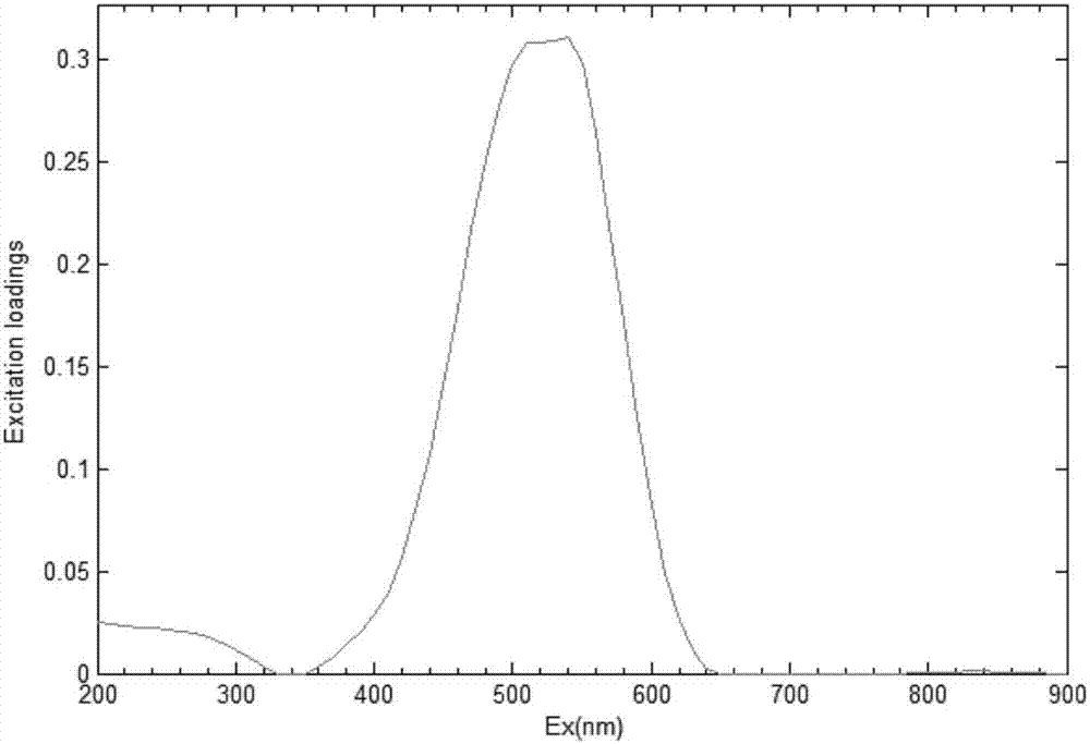 Method for rapidly detecting rhodamine B in foods