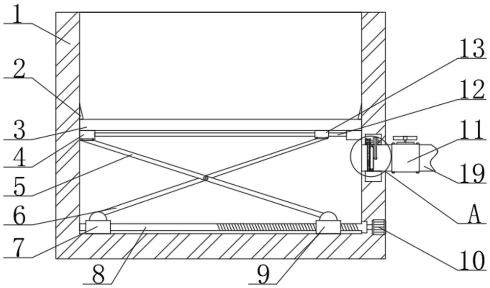 Precipitation anti-blocking device for mineral water production and processing