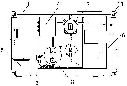 A method of filling protective gas into the cultural relics experimental cabin