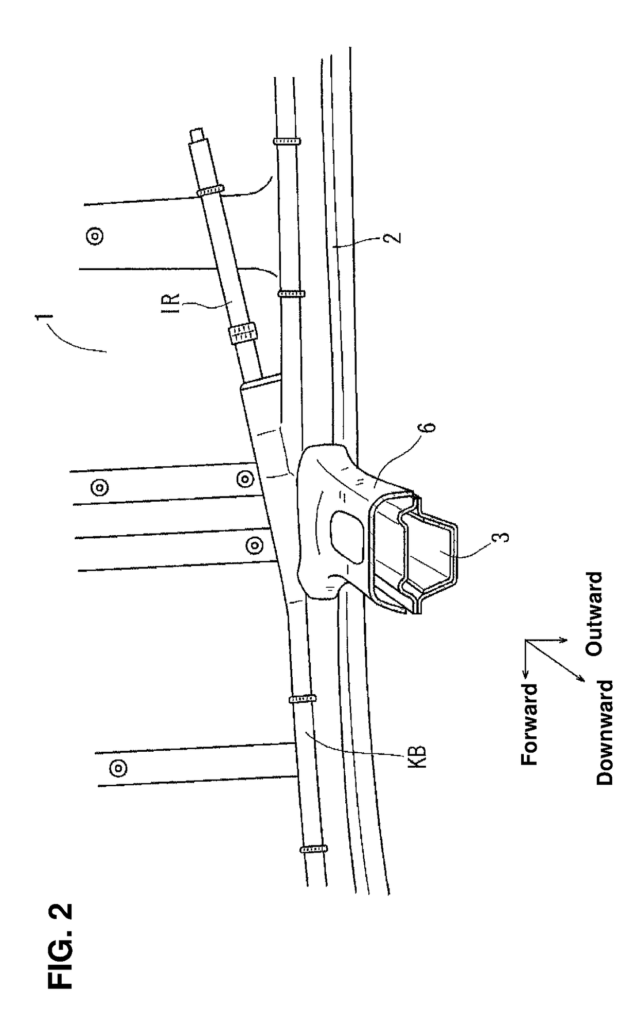 Passenger protection device of vehicle