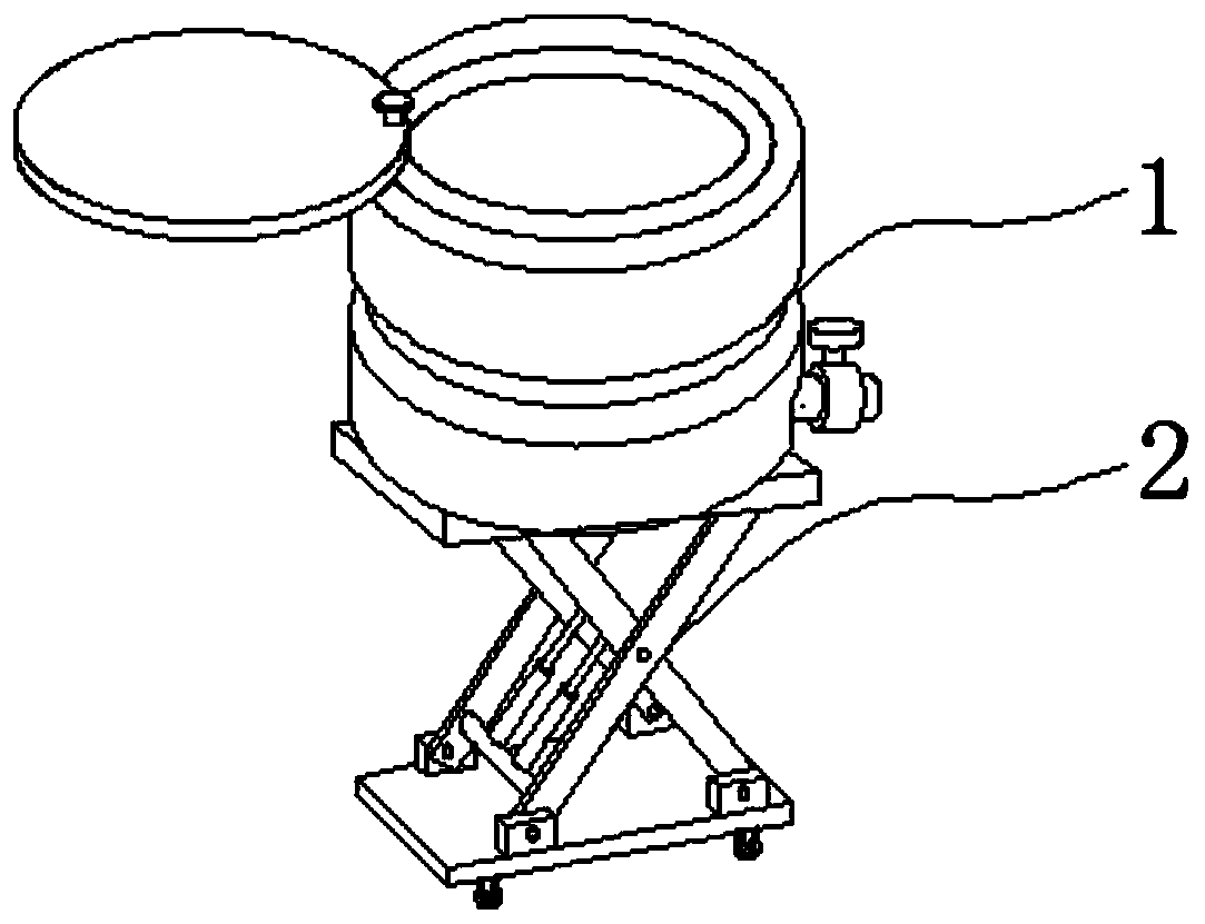 Metallic solution transfer device