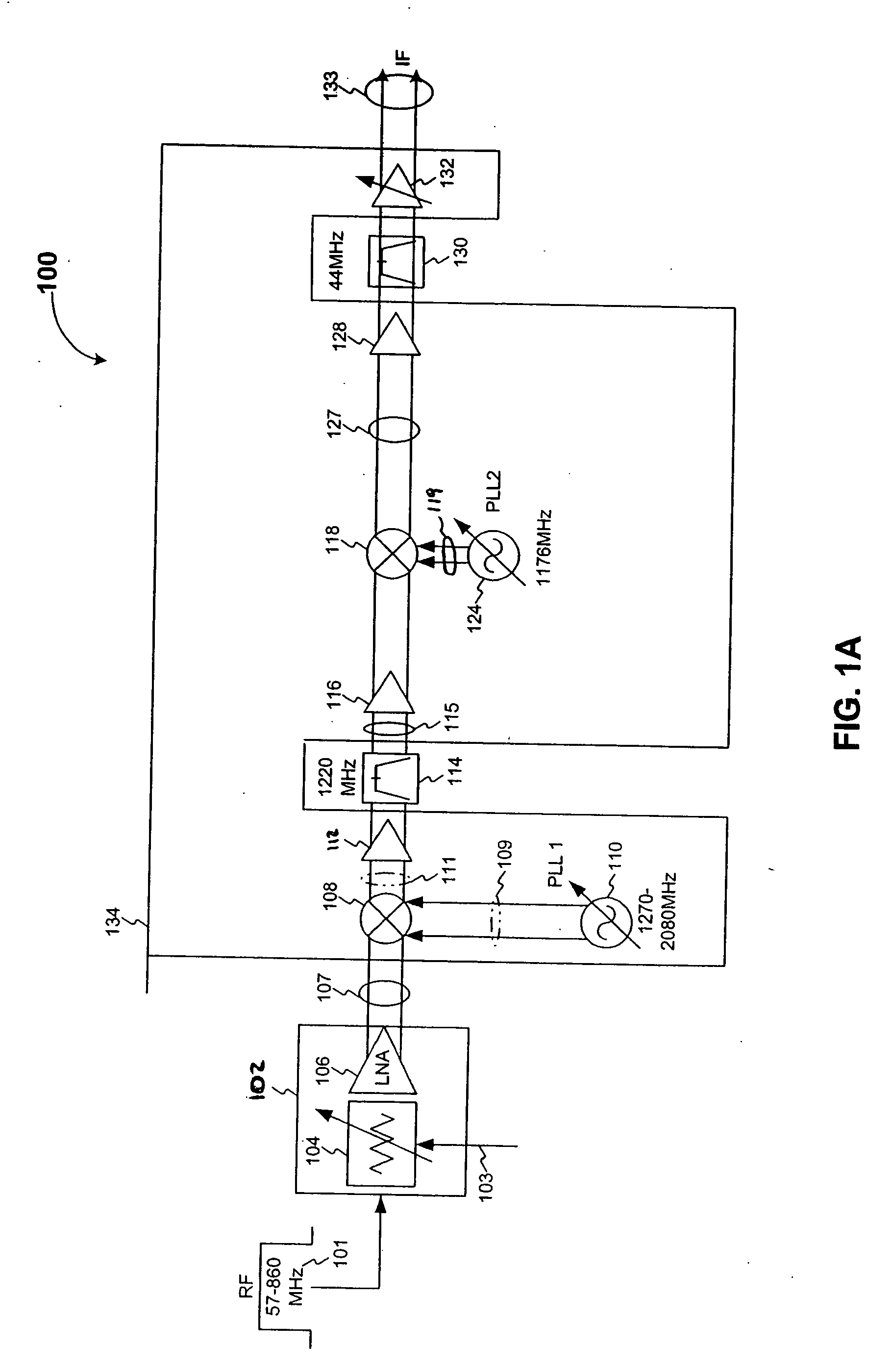 Dual conversion receiver with reduced harmonic interference