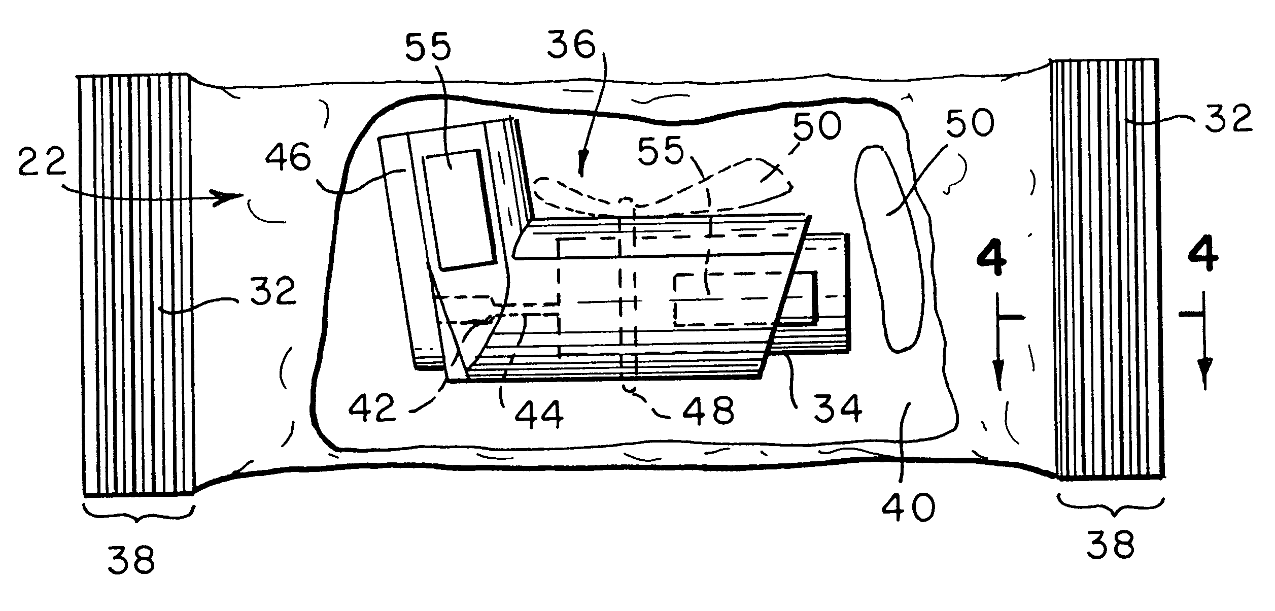 Method and package for storing a pressurized container containing a drug