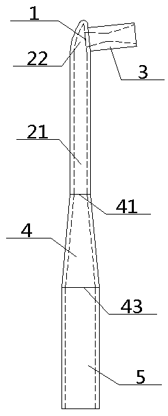 Auxiliary nozzle of air-jet loom