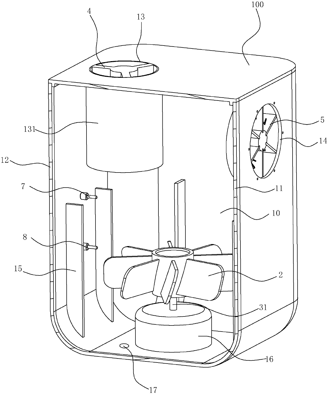 Hydrated negative oxygen ion generating device