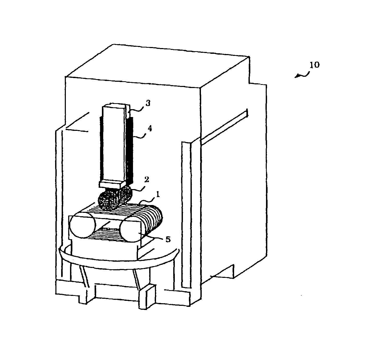 Method of improving nanotopography of surface of wafer and wire saw apparatus