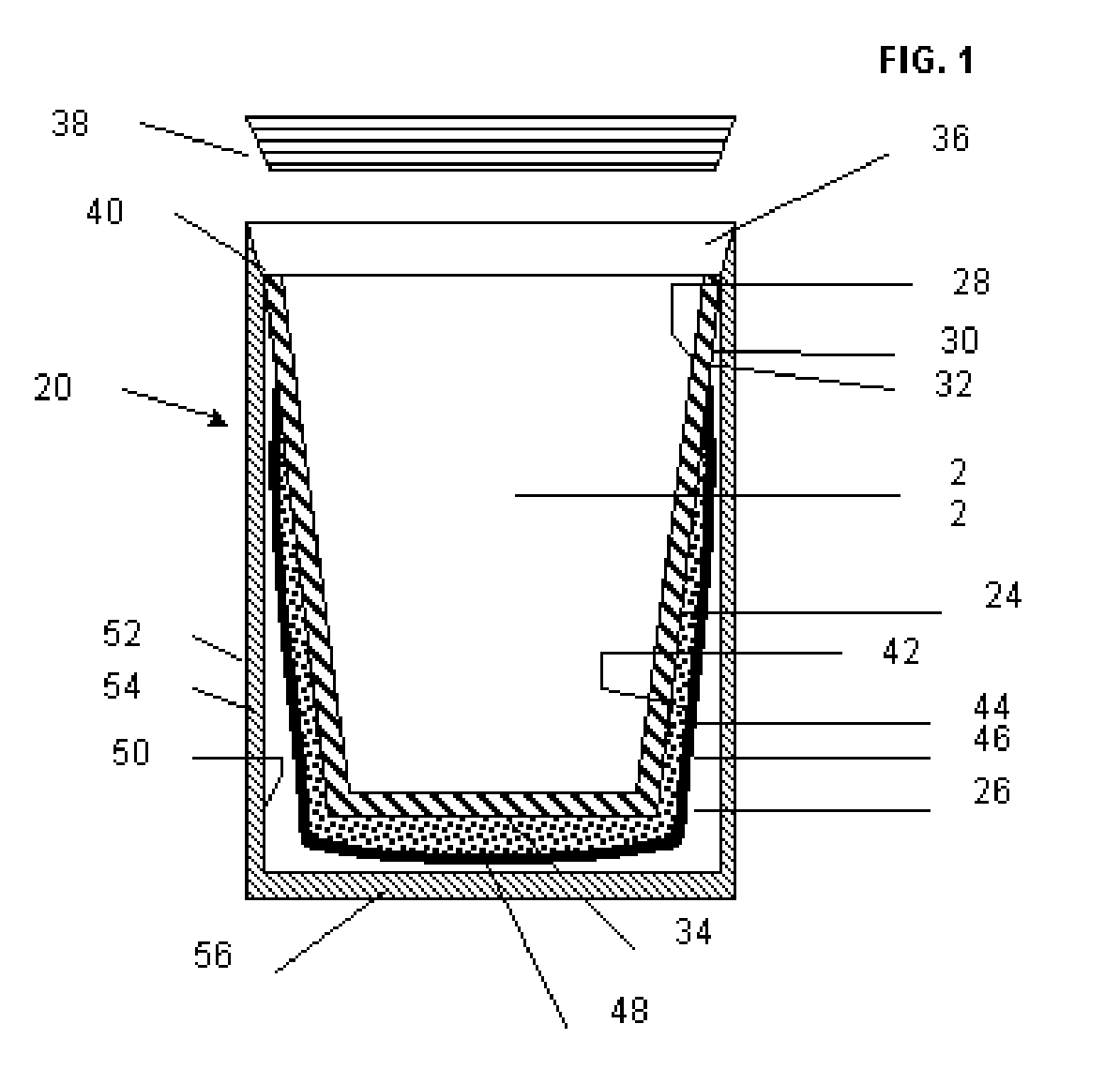 Phase change and insulating properties container and method of use