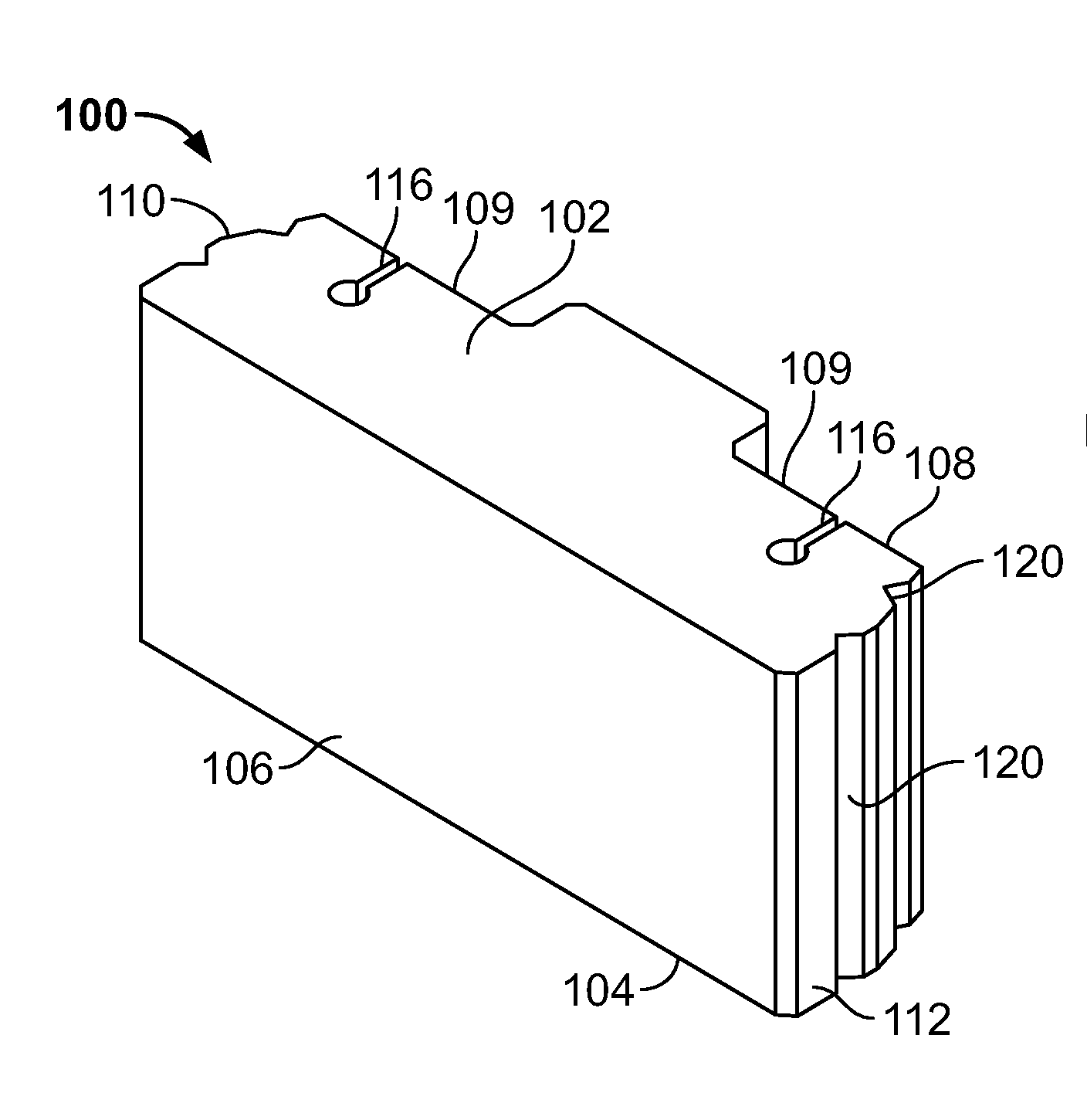 Wall Block With Barrier Member