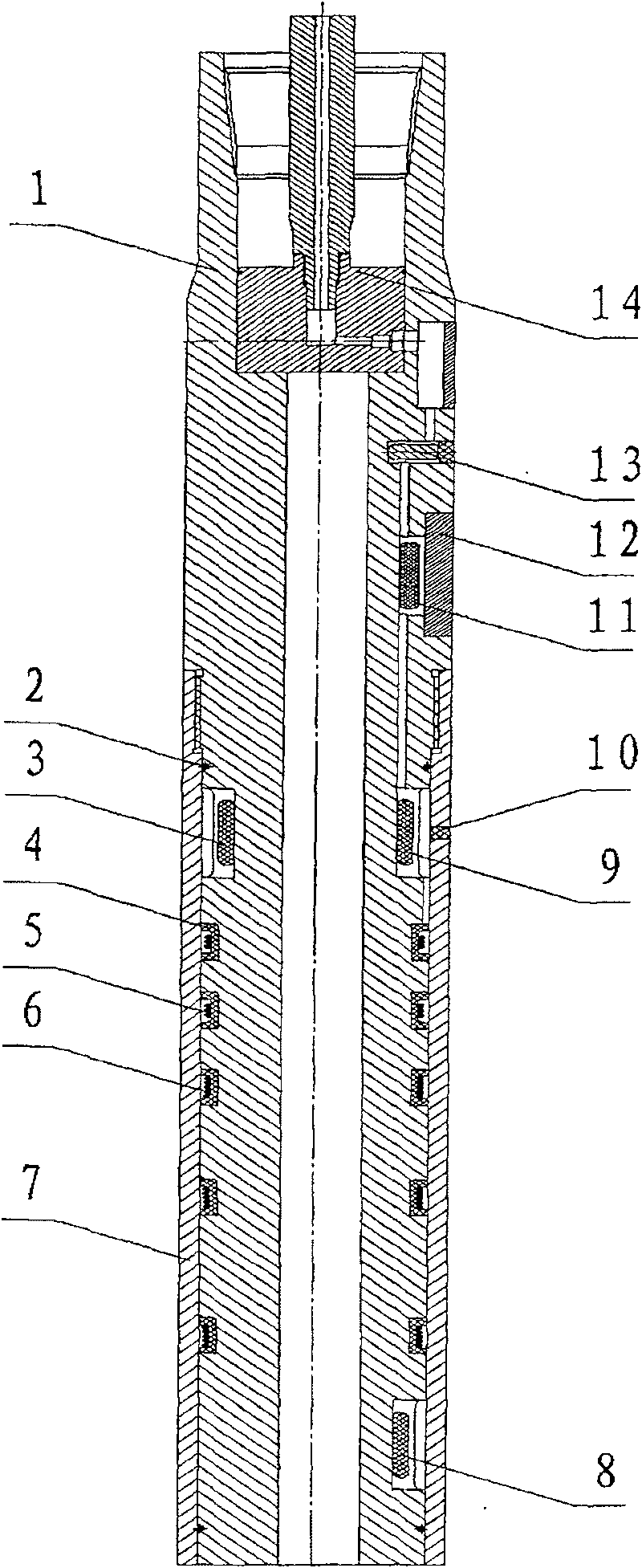 While-drilling borehole compensation electromagnetic wave resistivity survey apparatus