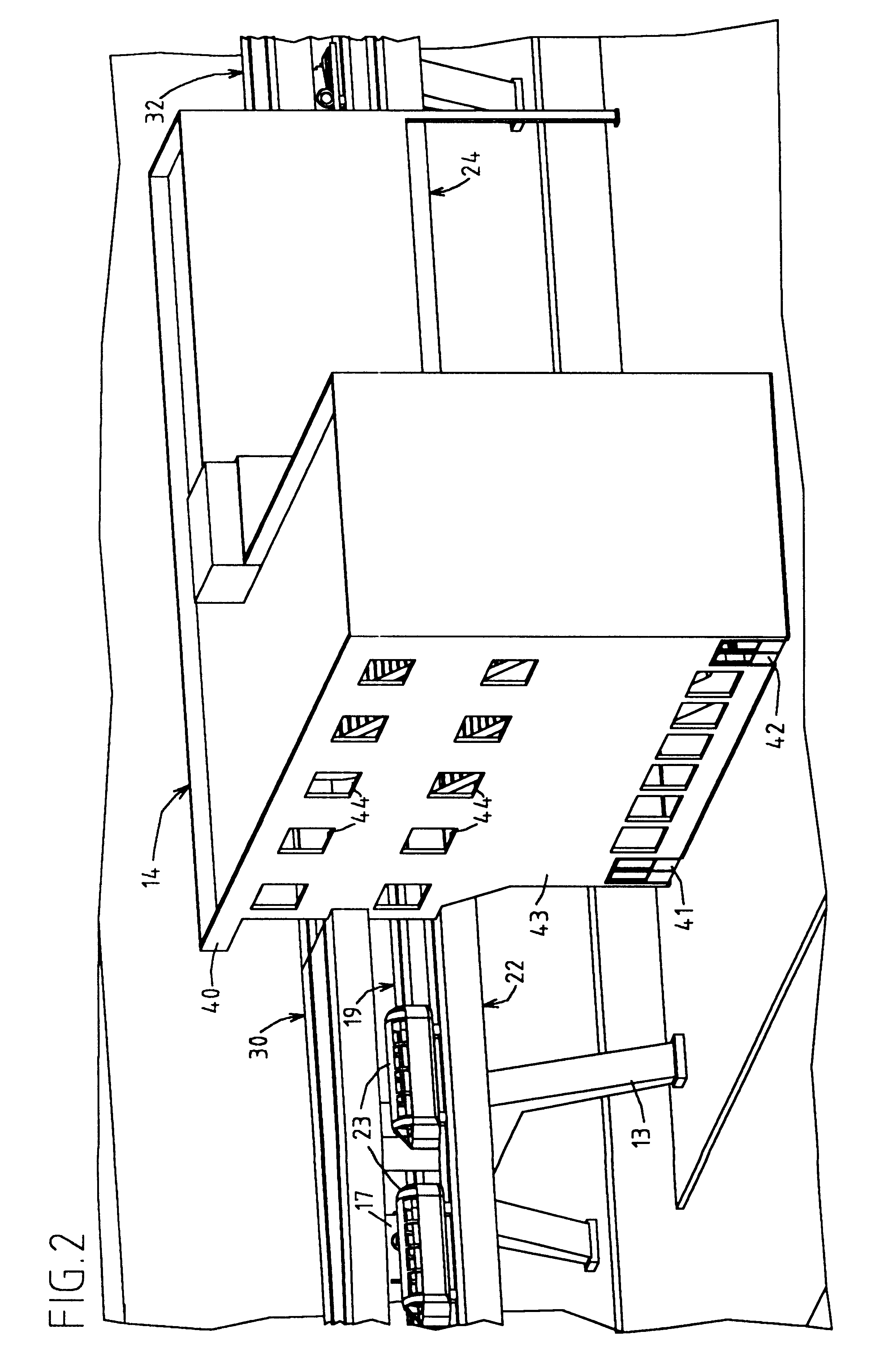 System for automated transport of passenger cabins, automobile platforms and other load-carriers