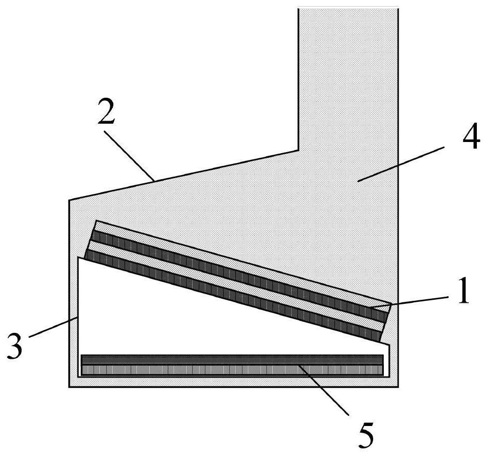 Heat shield structure for single crystal production furnace, and single crystal production furnace