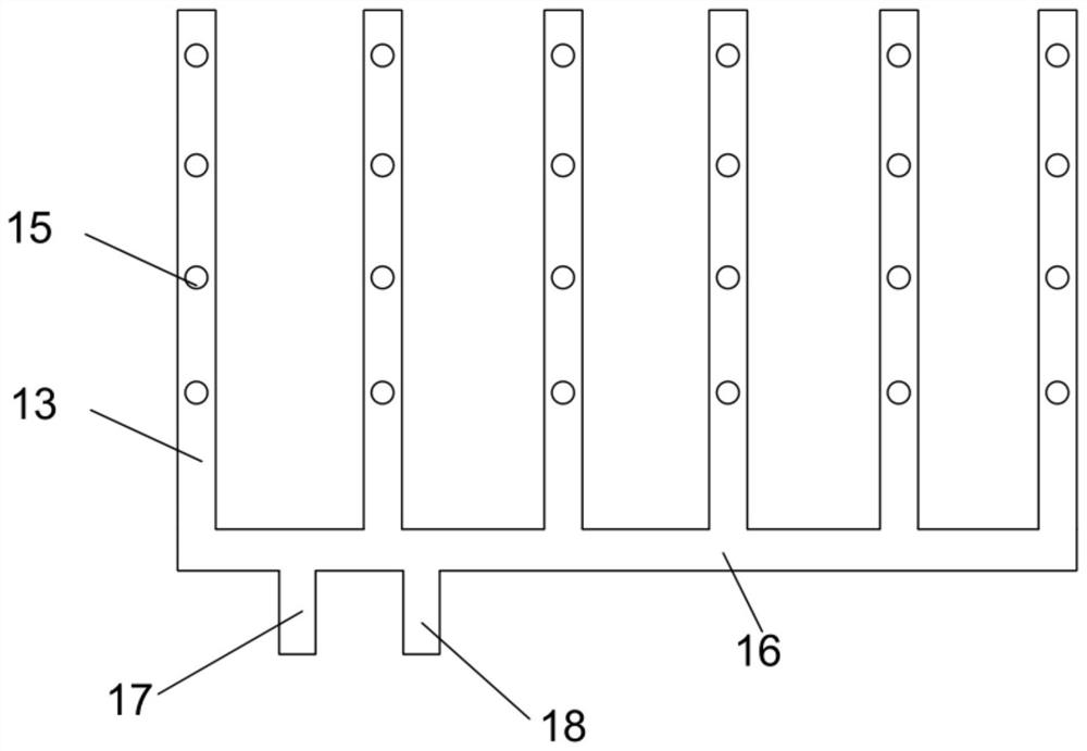 Ship accessory machining platform with air tightness detection mechanism